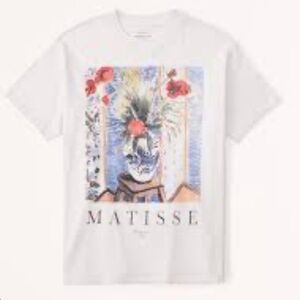 Abercrombie oversized matisse graphic tee